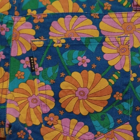 Rodeo Crowns Vintage 1960's Psychedelic floral pants - Picture 8 of 9